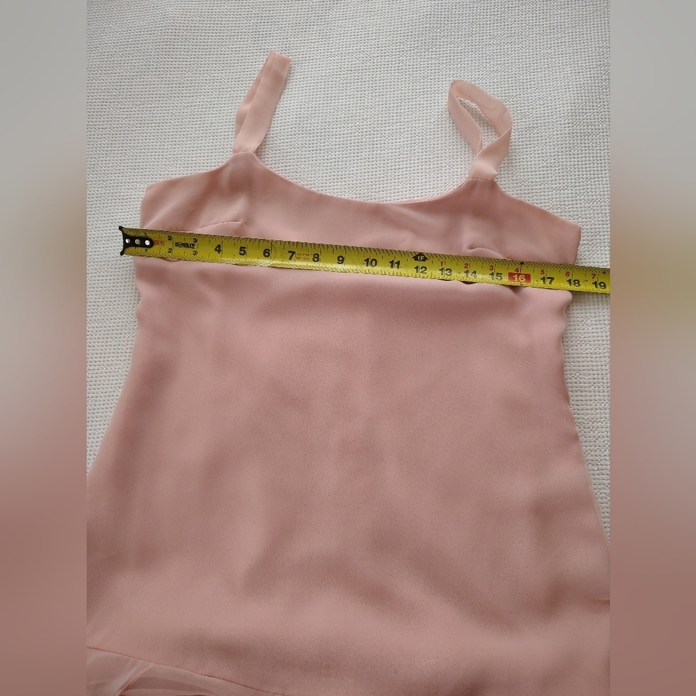 Jack Bryan 1970 Vintage Party Dress Pink Size 14 - Picture 8 of 12